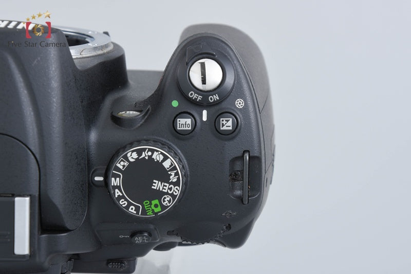 "Shutter count 1,169" Nikon D5000 12.3 MP DSLR Camera 18-55 VR Lens