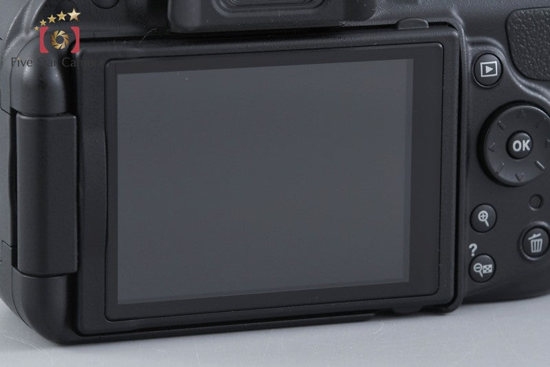 Shutter count 2,674 Nikon D5200 Black 24.1 MP DSLR 18-55 VR Lens