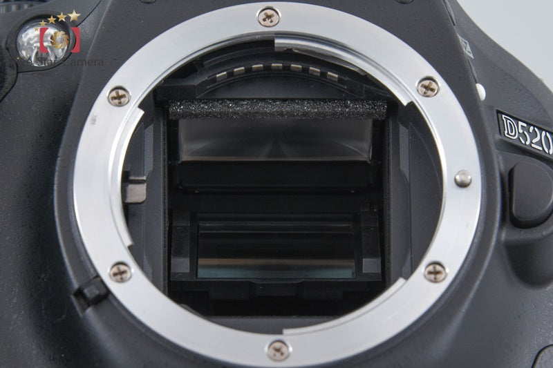 "Shutter count 2,412" Nikon D5200 Black 24.1 MP DSLR Camera 18-55 VR Lens