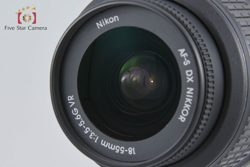 "Shutter count 2,412" Nikon D5200 Black 24.1 MP DSLR Camera 18-55 VR Lens