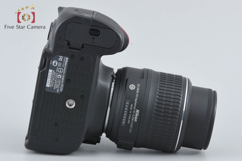 "Shutter count 2,412" Nikon D5200 Black 24.1 MP DSLR Camera 18-55 VR Lens