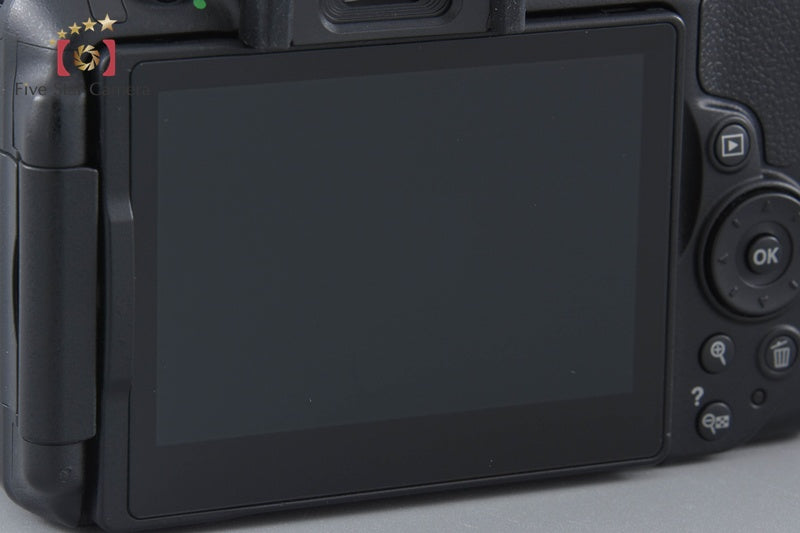 "Count 2,093" Nikon D5300 Black 24.2 MP DSLR Camera 18-140 VR Lens w/ Box