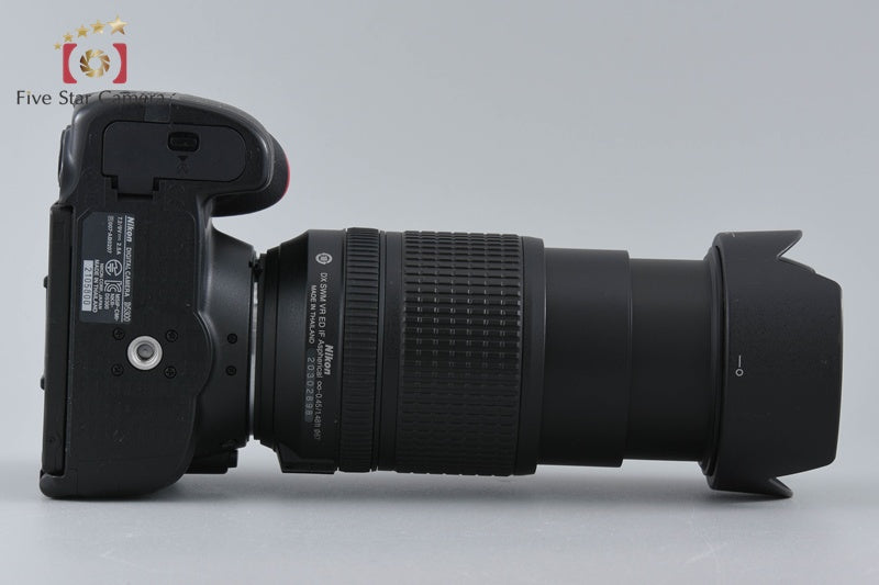 "Count 2,093" Nikon D5300 Black 24.2 MP DSLR Camera 18-140 VR Lens w/ Box