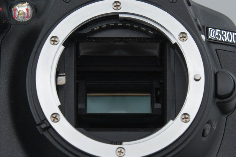 Nikon D5300 Black 24.2 MP DSLR Camera 18-55 VR II Lens