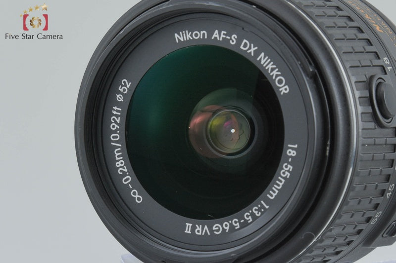 Nikon D5300 Black 24.2 MP DSLR Camera 18-55 VR II Lens