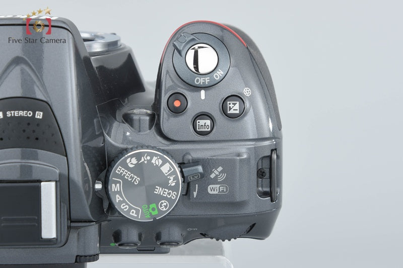 "Count 336" Nikon D5300 Gray 24.2 MP DSLR Camera AF-S DX 18-105 G ED VR Lens