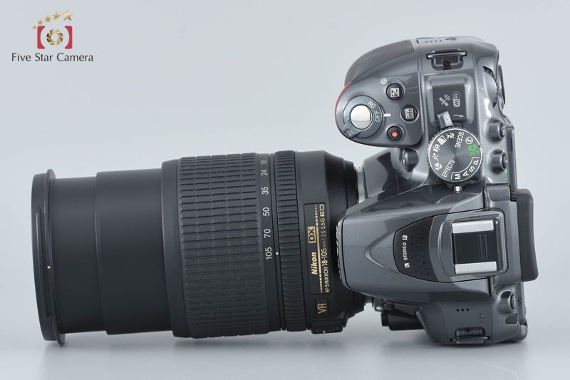 "Count 336" Nikon D5300 Gray 24.2 MP DSLR Camera AF-S DX 18-105 G ED VR Lens