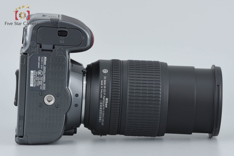 "Count 336" Nikon D5300 Gray 24.2 MP DSLR Camera AF-S DX 18-105 G ED VR Lens