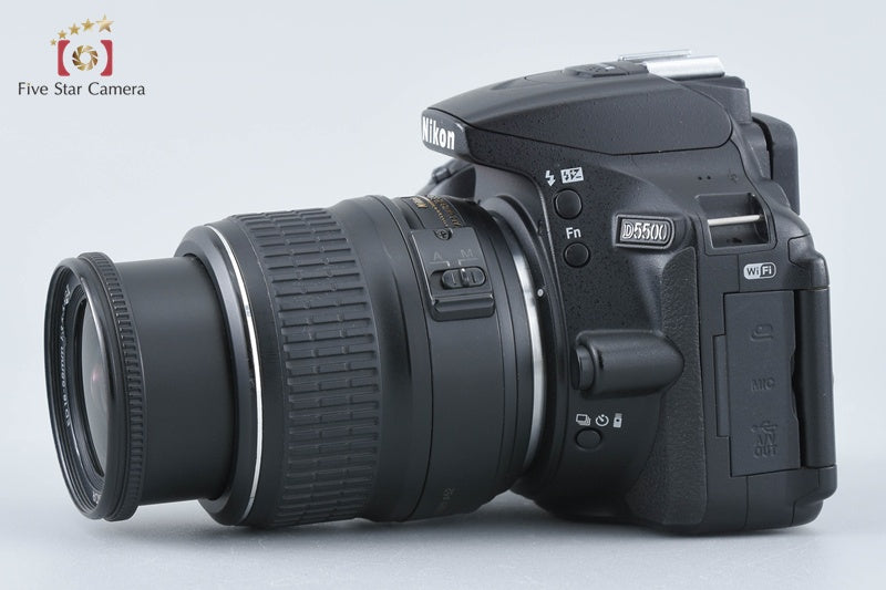 Nikon D5500 Black 24.2 MP DSLR + AF-S DX NIKKOR 18-55mm f/3.5-5.6 G II ED