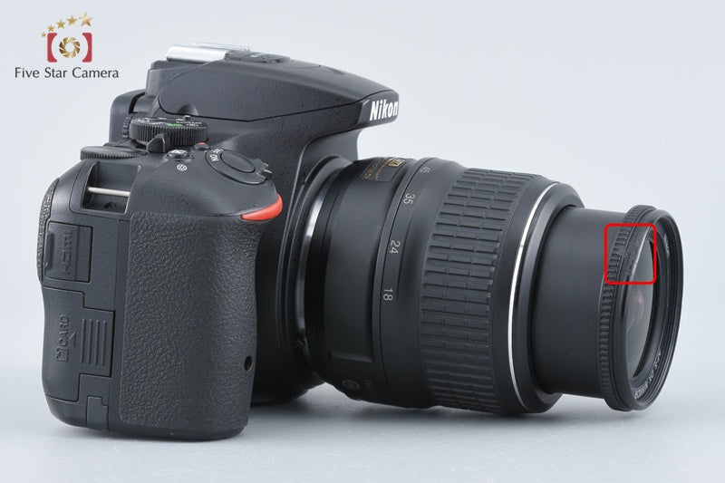 Nikon D5500 Black 24.2 MP DSLR + AF-S DX NIKKOR 18-55mm f/3.5-5.6 G II ED