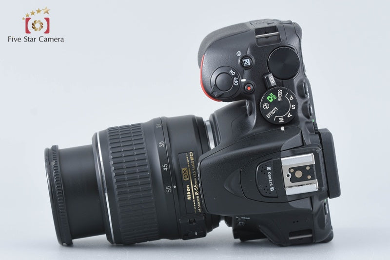 Nikon D5500 Black 24.2 MP DSLR + AF-S DX NIKKOR 18-55mm f/3.5-5.6 G II ED