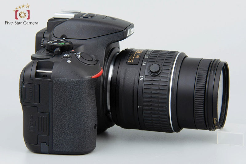 "Shutter count 2,451" Nikon D5500 Black 24.2MP DSLR Camera 18-55 VR II Lens