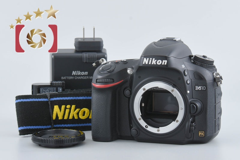 "Shutter count 406" Nikon D610 24.3 MP Full Frame DSLR Camera Body