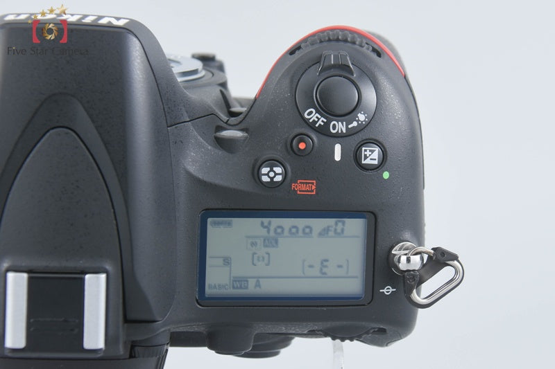 "Shutter count 406" Nikon D610 24.3 MP Full Frame DSLR Camera Body