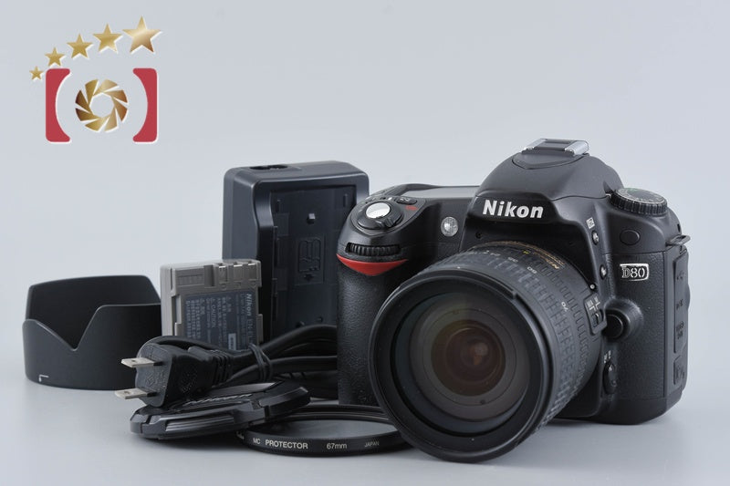 "Count 5,468" Nikon D80 10.2 MP DSLR + AF-S DX NIKKOR 18-70mm f/3.5-4.5 G ED