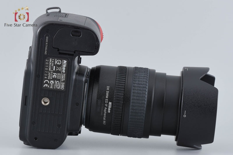 "Count 5,468" Nikon D80 10.2 MP DSLR + AF-S DX NIKKOR 18-70mm f/3.5-4.5 G ED