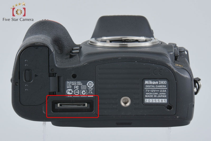 Nikon D800 36.3 MP Full Frame Digital SLR Camera Body