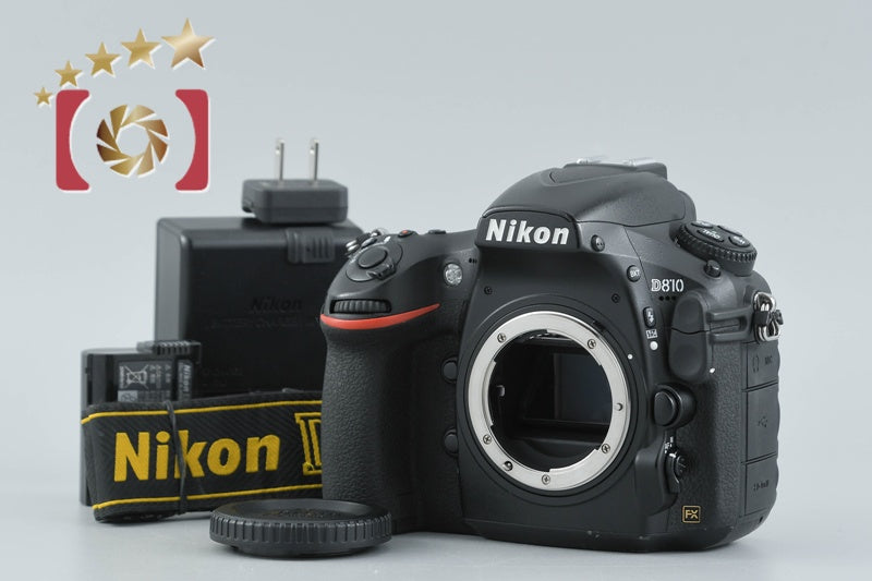 Nikon D810 36.3 MP Full Frame Digital SLR Camera Body
