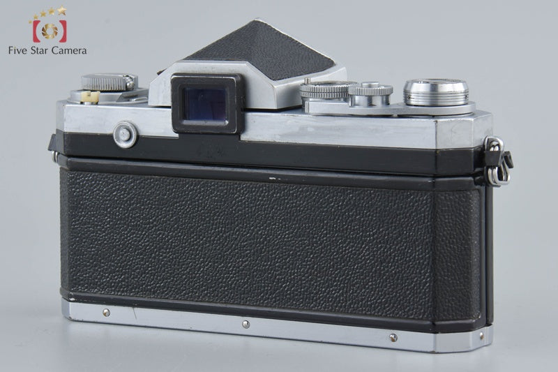 Nikon F Eye Level Silver Early Model 35mm SLR Film Camera Body