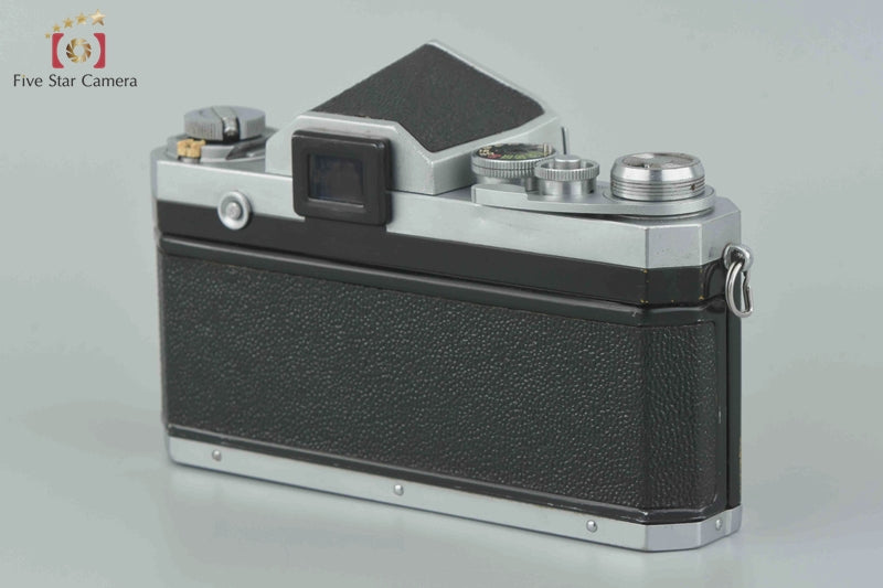 Nikon F Eye Level Silver Early Model 35mm SLR Film Camera Body