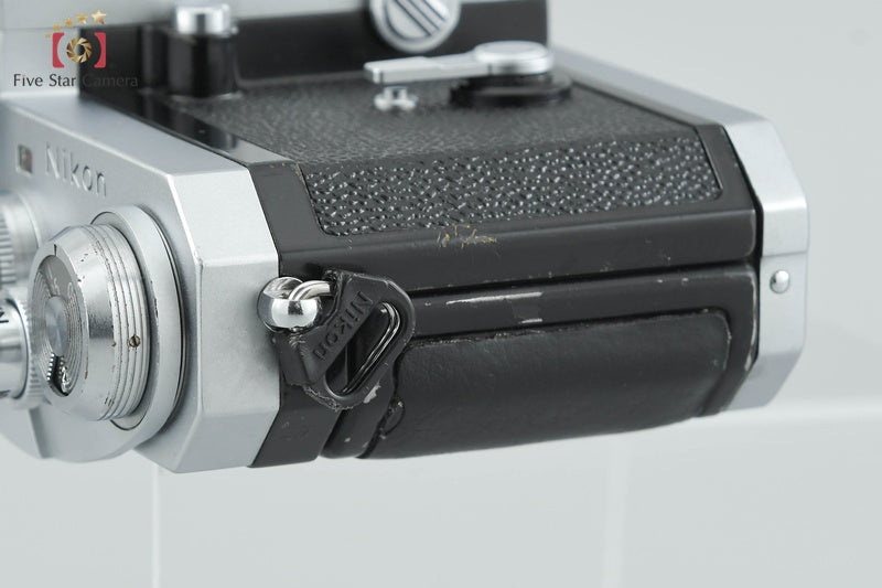 Nikon F Eye Level Silver Mid Model 35mm SLR Film Camera Body