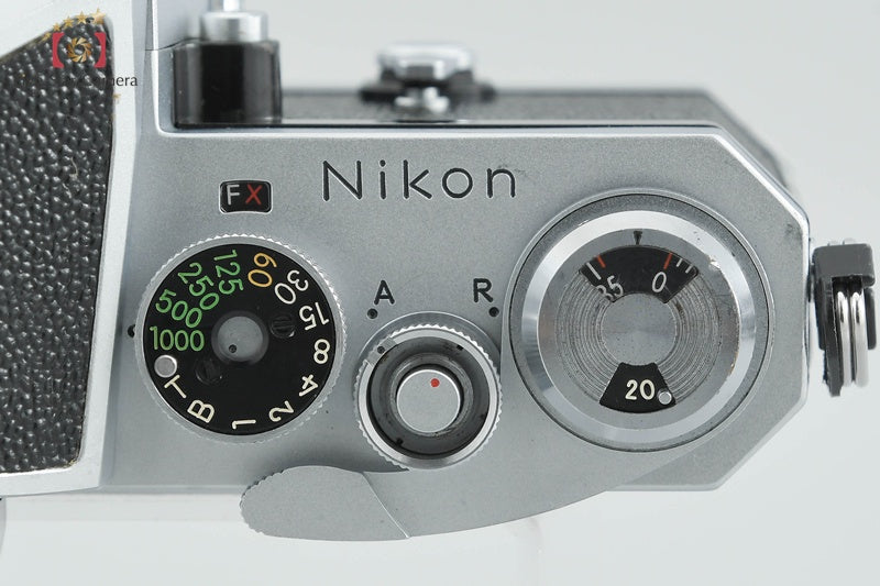 Nikon F Eye Level Silver Mid Model 35mm SLR Film Camera Body