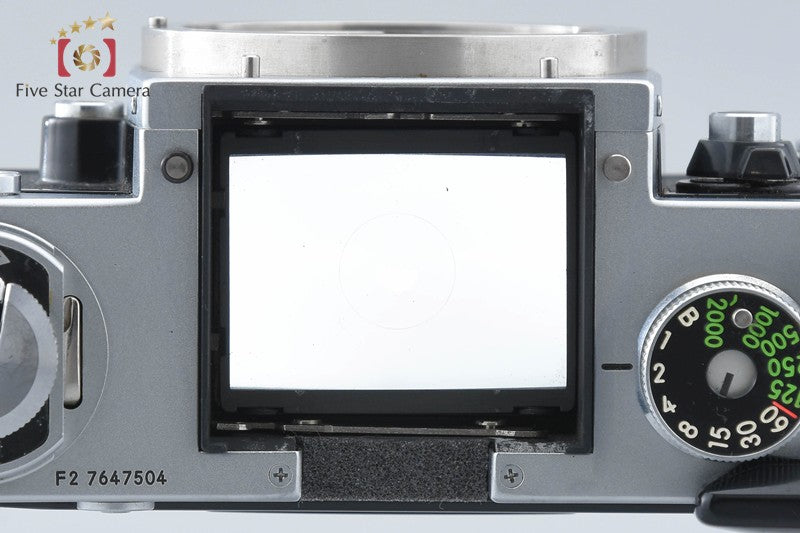 Nikon F2 Photomic A Silver 35mm SLR Film Camera Body