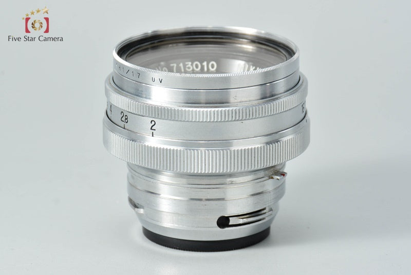 Nikon NIKKOR-H.C 50mm f/2 Silver S Mount