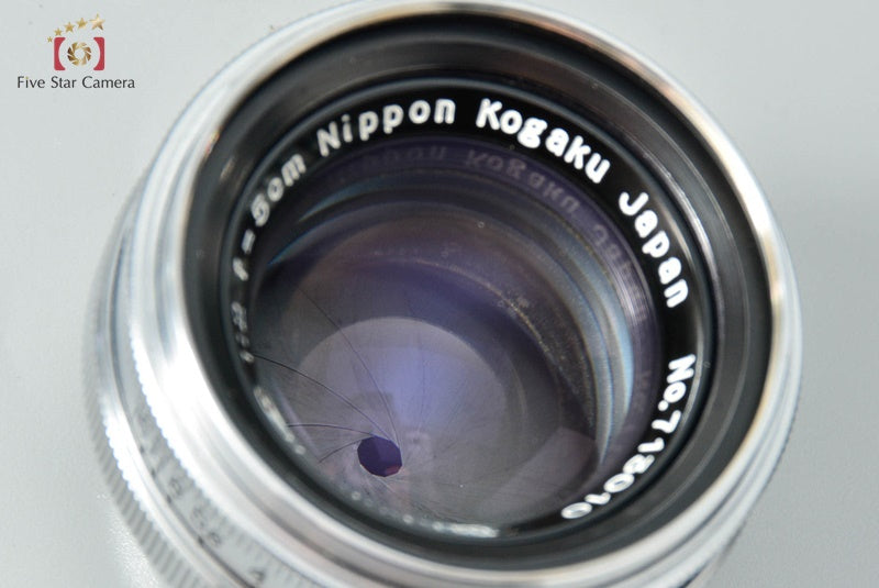Nikon NIKKOR-H.C 50mm f/2 Silver S Mount
