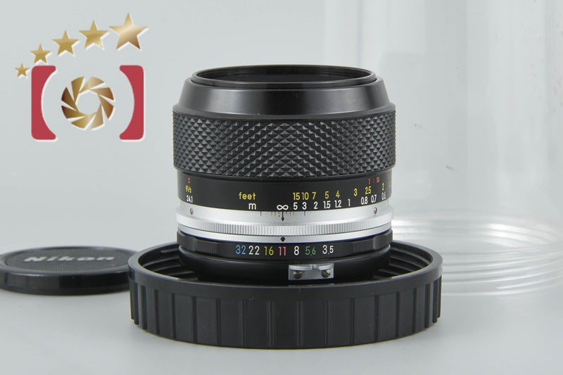 Excellent!! Nikon Micro NIKKOR-P Auto 55mm f/3.5 Non Ai Lens