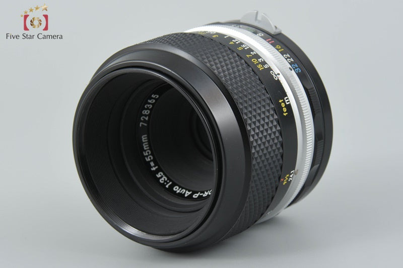 Excellent!! Nikon Micro NIKKOR-P Auto 55mm f/3.5 Non Ai Lens