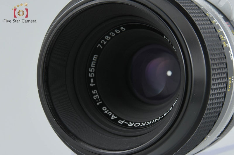 Excellent!! Nikon Micro NIKKOR-P Auto 55mm f/3.5 Non Ai Lens