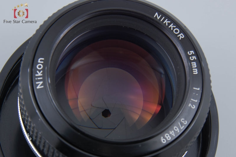 Very Good!! Nikon New NIKKOR 55mm f/1.2 Non Ai Lens