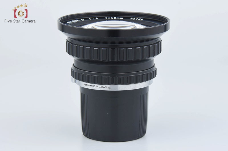 Nikon NIKKOR-D 40mm f/4 for Zenza Bronica S2 S2A EC EC-TL