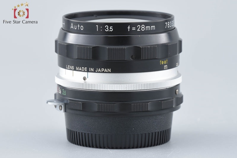 Nikon NIKKOR-H Auto 28mm f/3.5 Non Ai Lens