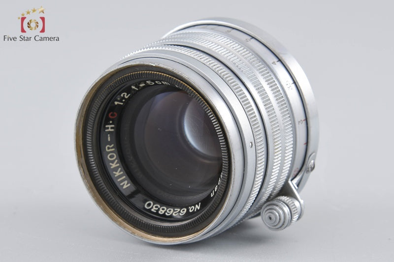 Nikon NIKKOR-H.C 50mm f/2 L39 LTM Leica Thread Mount Lens