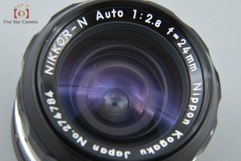 Nikon NIKKOR-N Auto 24mm f/2.8 Non Ai Lens