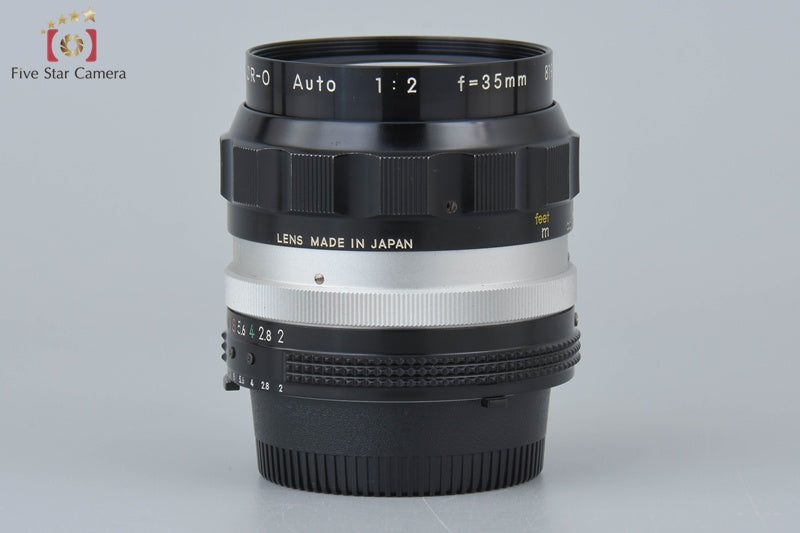 Nikon NIKKOR-O Auto 35mm f/2 Ai Converted