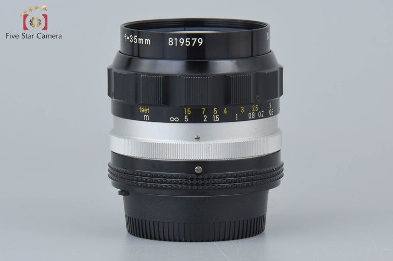 Nikon NIKKOR-O Auto 35mm f/2 Ai Converted