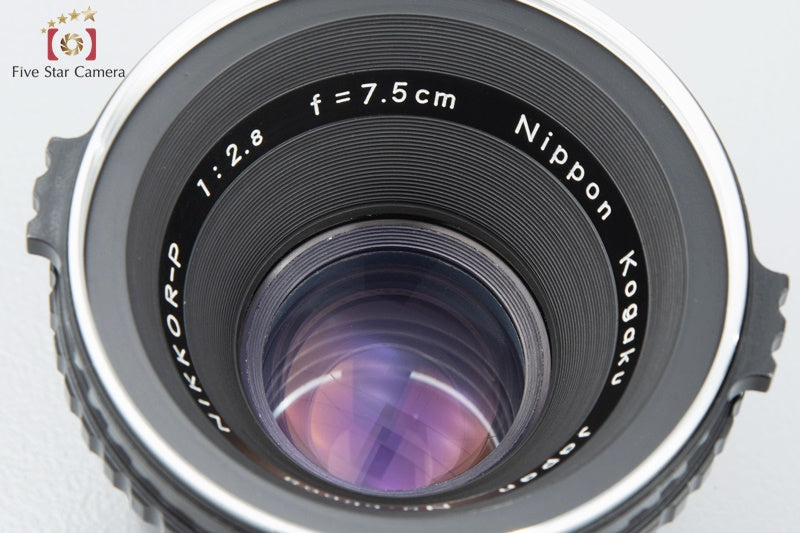 Nikon NIKKOR-P 75mm f/2.8 for Zenza Bronica EC S2 S2A