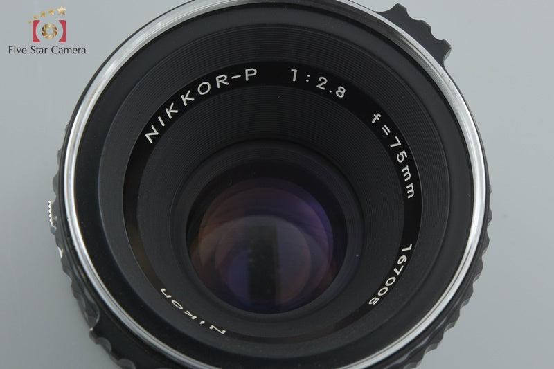 Excellent!! Nikon NIKKOR-P 75mm f/2.8 for Zenza Bronica EC S2 S2A