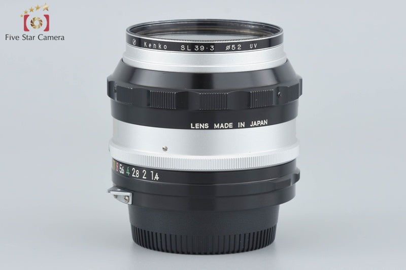 Nikon NIKKOR-S Auto 50mm f/1.4 Non Ai Lens