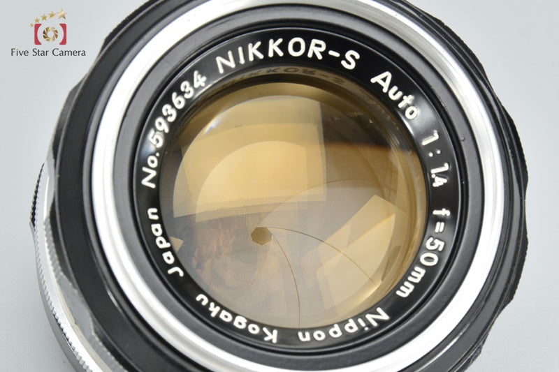 Nikon NIKKOR-S Auto 50mm f/1.4 Non Ai Lens
