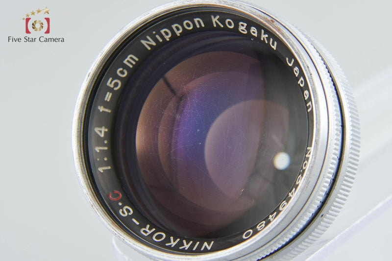 Nikon NIKKOR-S.C 50mm f/1.4 for Nikon S Mount