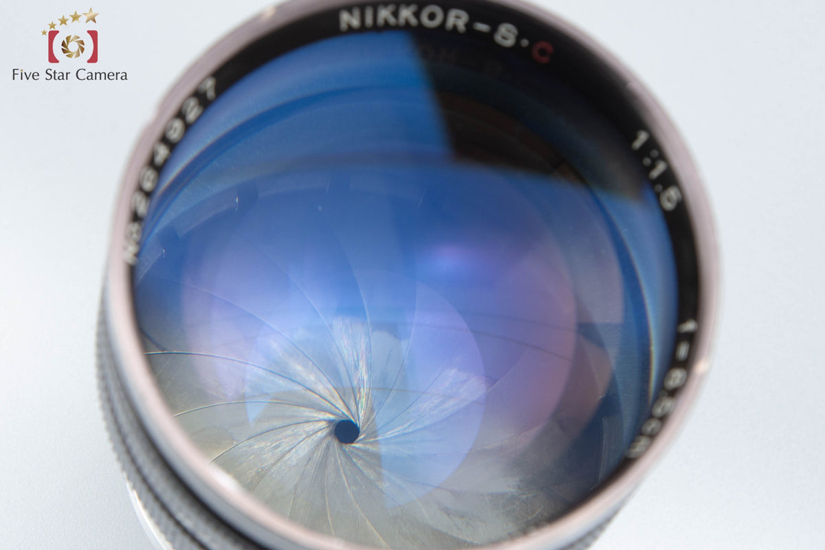 Rare!! Nikon NIKKOR-S.C 85mm f/1.5 for CONTAX RF Mount from Japan
