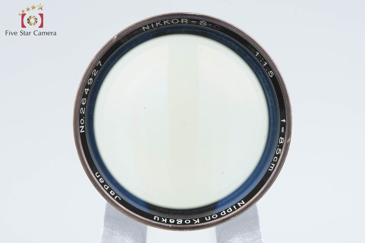 Rare!! Nikon NIKKOR-S.C 85mm f/1.5 for CONTAX RF Mount from Japan
