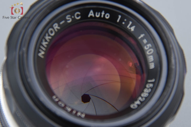 Nikon NIKKOR-S.C Auto 50mm f/1.4 Non Ai Lens