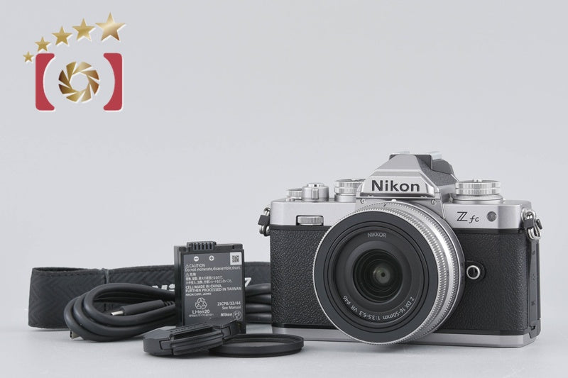 Nikon Z fc Silver 20.9 MP Digital Mirrorless Camera 16-50 VR Lens