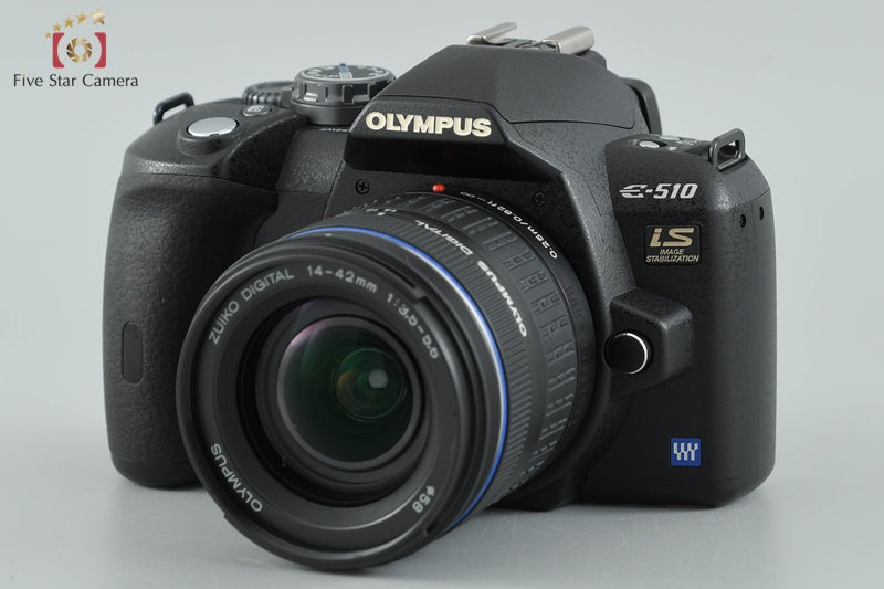 "Count 1,490" Olympus E-510 10.0 MP Digital SLR Camera 14-42 40-150 Lenses
