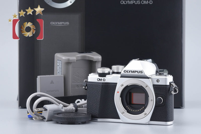 Olympus OM-D E-M10 Mark II Silver 16.1MP Digital Mirrorless Camera w/ Box
